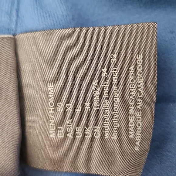 Jack Wolfskin Mens Blue Fleece Lined Winter Snow Pants - Picture 7 of 14